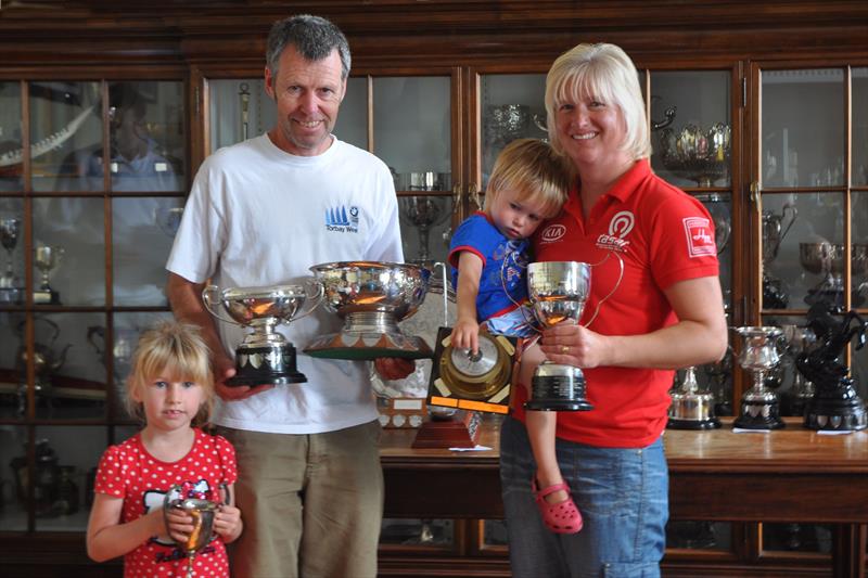 Malcolm & Fiona Davies win the Tasar nationals at Babbacombe photo copyright Jean Border / www.borderphotos2010.com taken at Babbacombe Corinthian Sailing Club and featuring the Tasar class