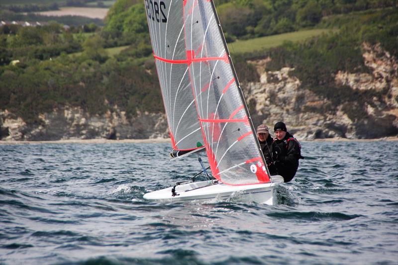 Tasars at Porthpean photo copyright Stacey Bray taken at Porthpean Sailing Club and featuring the Tasar class