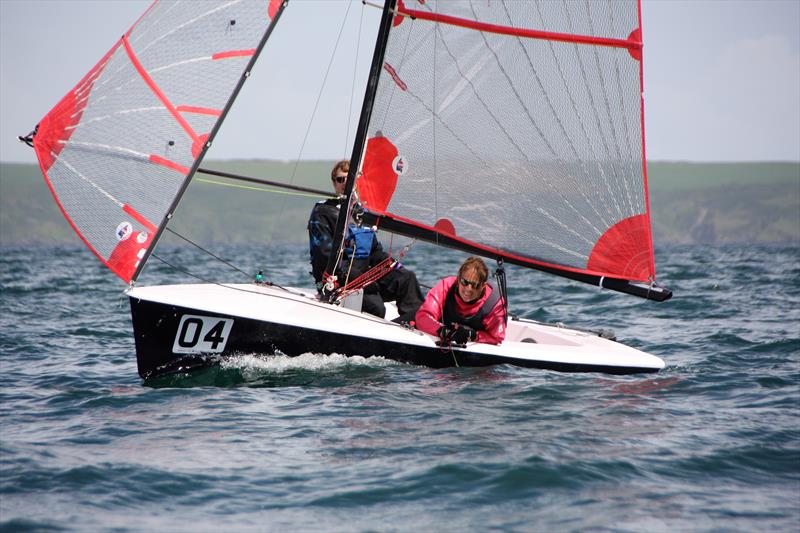 Tasars at Porthpean photo copyright Stacey Bray taken at Porthpean Sailing Club and featuring the Tasar class