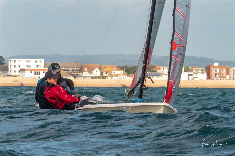 Tasar Nationals at Hayling Island photo copyright Peter Hickson taken at Hayling Island Sailing Club and featuring the Tasar class