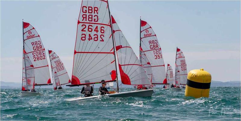 Hayling Island SC Whitsun Regatta day 1 photo copyright Peter Hickson taken at Hayling Island Sailing Club and featuring the Tasar class