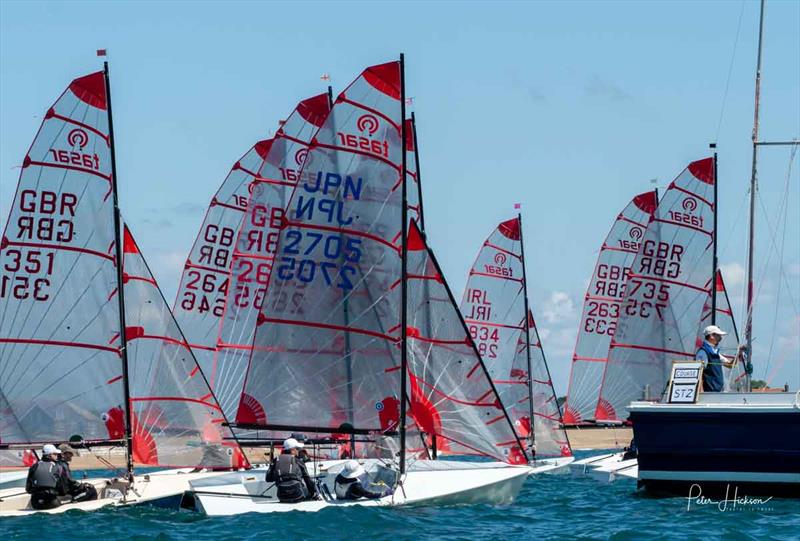 Tasar Worlds at Hayling Island day 3 photo copyright Peter Hickson taken at Hayling Island Sailing Club and featuring the Tasar class