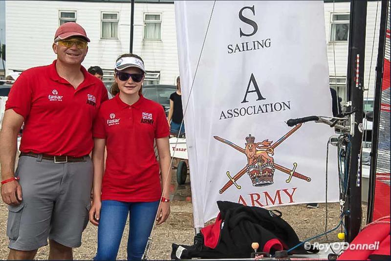 Gwen Sargent wins Junior Helm in the Tasar Worlds at Hayling Island - photo © Roy O'Donnell