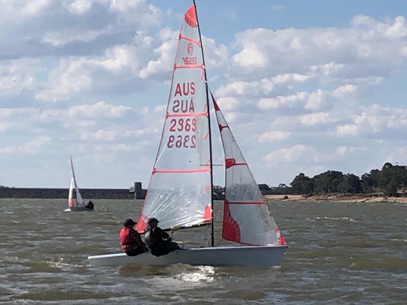Heather Macfarlane and Chris Payne wins the Victorian Tasar State Championship 2020 photo copyright Craig Ginnivan taken at Cairn Curran Sailing Club and featuring the Tasar class