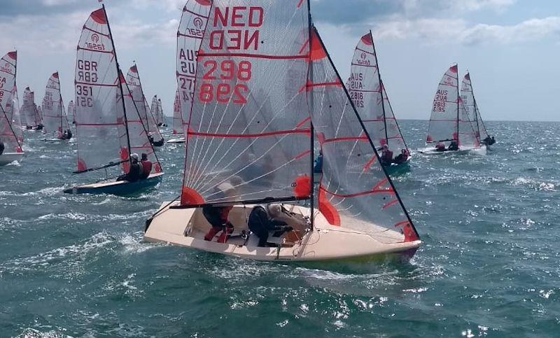 Practice race before the Tasar World Championship at Hayling Island photo copyright HISC taken at Hayling Island Sailing Club and featuring the Tasar class