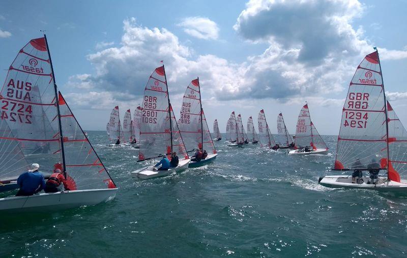 Practice race before the Tasar World Championship at Hayling Island photo copyright HISC taken at Hayling Island Sailing Club and featuring the Tasar class
