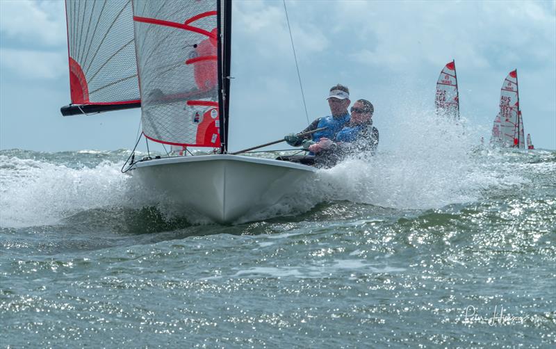 Tasar during the Worlds at Hayling photo copyright Peter Hickson / haylingisc.smugmug.com taken at Hayling Island Sailing Club and featuring the Tasar class