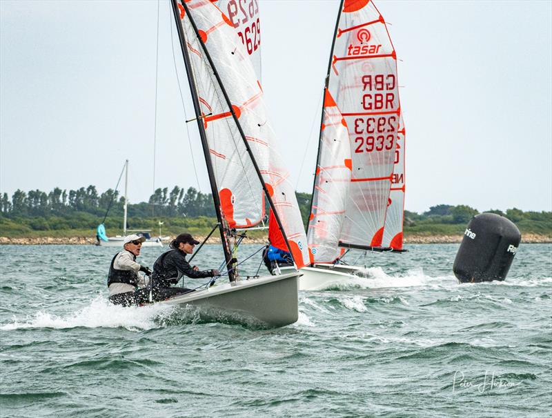 2022 Tasar Nationals at Hayling Island photo copyright Peter Hickson taken at Hayling Island Sailing Club and featuring the Tasar class