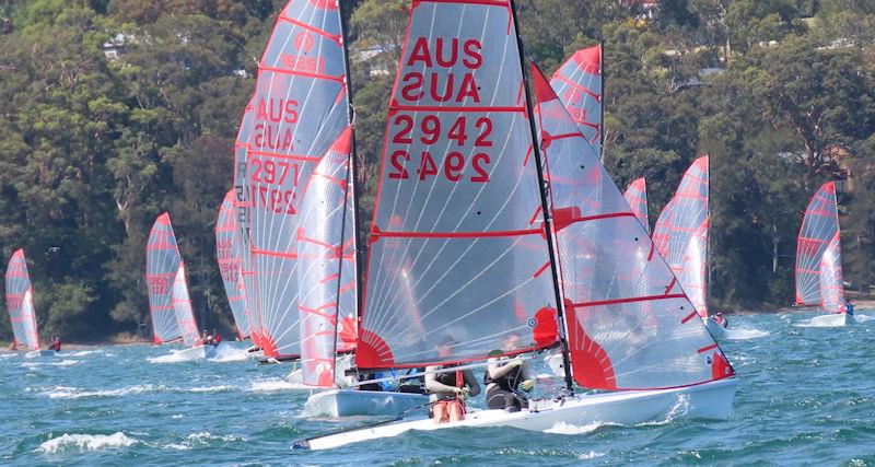 The Burmans (2942) from reach to beat during the 48th Australian Tasar Championship at Toronto, Lake Macquarie, NSW photo copyright Michelle Havenstein taken at Toronto Amateur Sailing Club and featuring the Tasar class