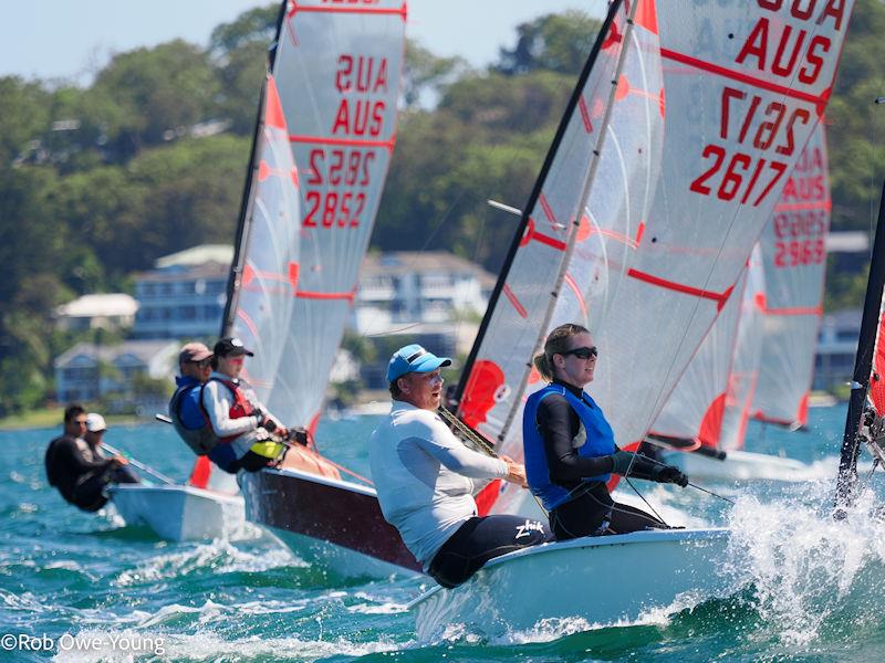 Hugh and Anna Tait finish 4th in the 48th Australian Tasar Championship at Toronto, Lake Macquarie, NSW photo copyright Robert Owe-Young taken at Toronto Amateur Sailing Club and featuring the Tasar class