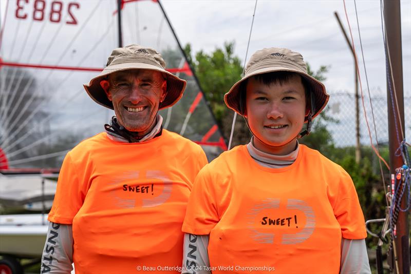 2024 Tasar World Championships at Sandringham Yacht Club: Sweet Potayto, Ian and William Taylor photo copyright Beau Outteridge taken at Sandringham Yacht Club and featuring the Tasar class