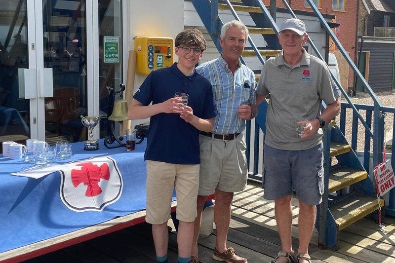 Mark Barnes and Joe Barton, overall winners - Tasar TT at Whitstable - photo © Steve Gray
