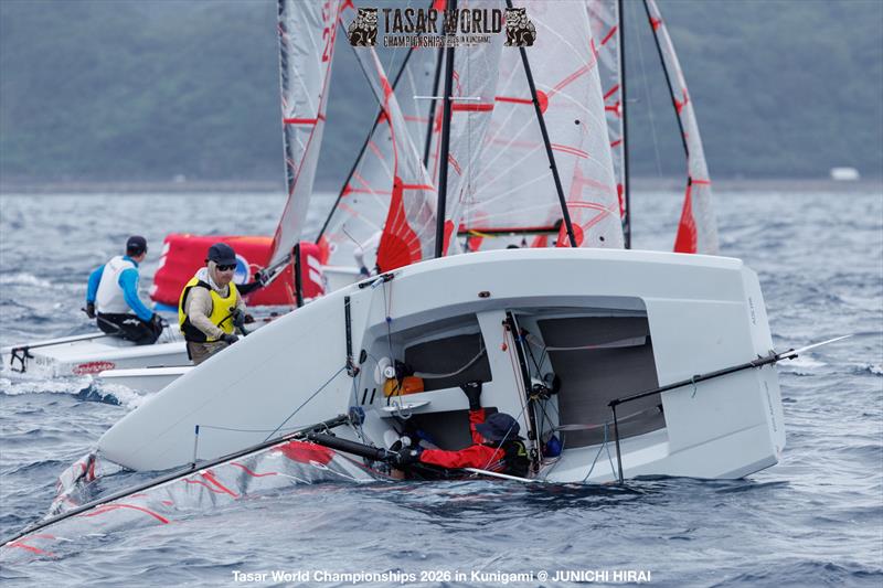 Tasar World Championships in Japan day 4 photo copyright Junichi Hirai taken at  and featuring the Tasar class