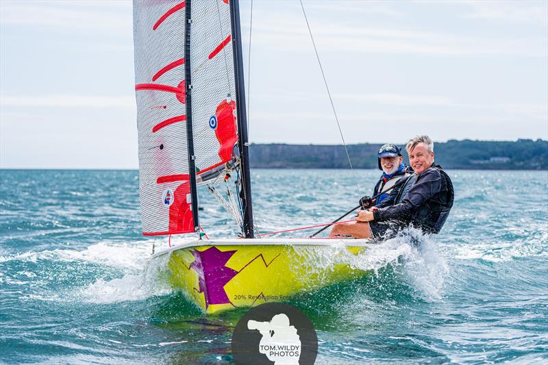 Constantijn Udo & WV Binnenmaas - our lovely Dutch friends - Tijn has been coming to the Tasar UK Nationals since 1977! photo copyright Tom Wild taken at Paignton Sailing Club and featuring the Tasar class