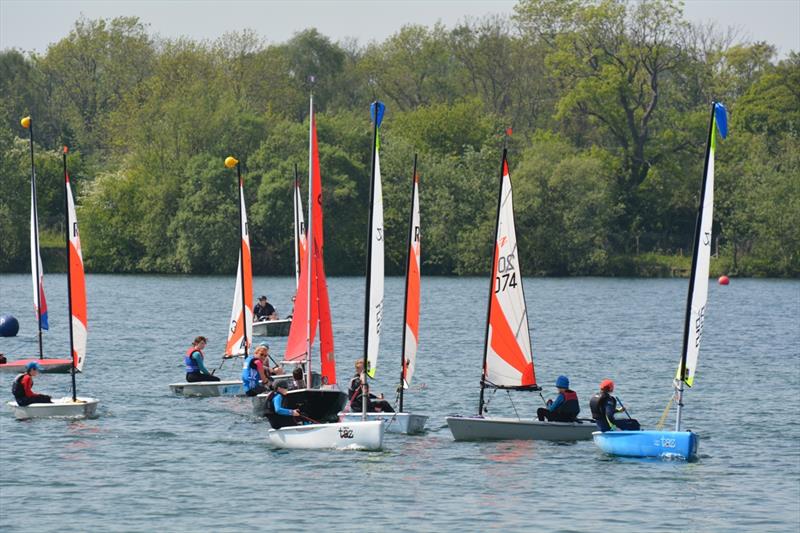 North East Youth Travellers at Ripon photo copyright Ian Smith taken at Ripon Sailing Club and featuring the Topaz Taz class