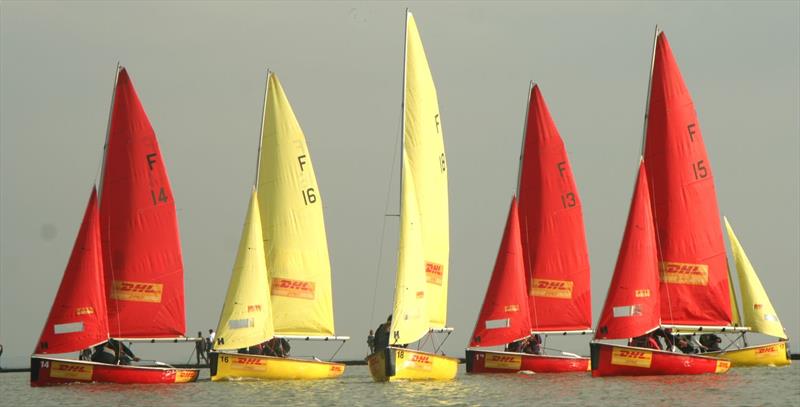 The Big Lash 2014 photo copyright Philip Shepherd taken at West Kirby Sailing Club and featuring the Team Racing class