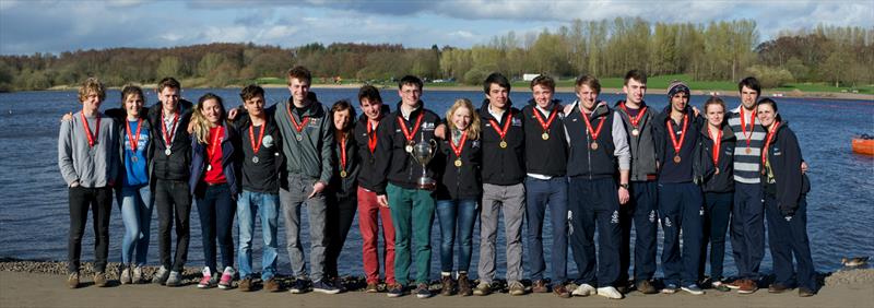 Medallists at the 60th British University Team Racing Championships - photo © Sean Clarkson