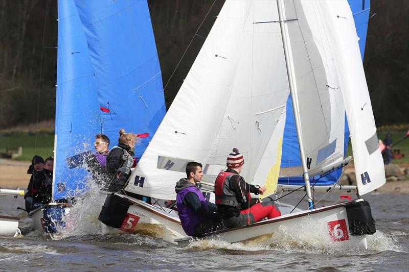 Day 3 action at the 60th British University Team Racing Championships photo copyright MarcTurner / www.pfmpictures.co.uk taken at Strathclyde Loch Sailing Club and featuring the Team Racing class