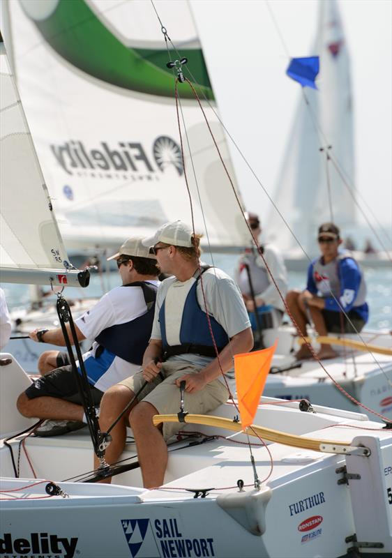 2014 Morgan Cup Invitational Team Race photo copyright Stuart Streuli / New York Yacht Club taken at New York Yacht Club and featuring the Team Racing class