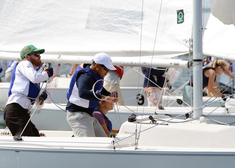 2014 Morgan Cup Invitational Team Race photo copyright Stuart Streuli / New York Yacht Club taken at New York Yacht Club and featuring the Team Racing class