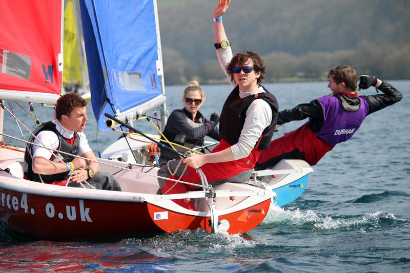 BUCS-BUSA Team Racing Championships 2015 photo copyright Andreas Billman taken at Notts County Sailing Club and featuring the Team Racing class