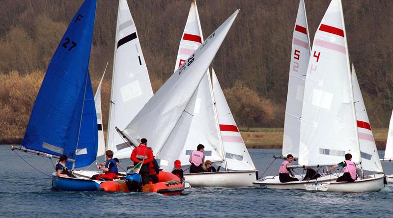 BUCS-BUSA Team Racing Championships 2015 photo copyright Tony Mapplebeck taken at Notts County Sailing Club and featuring the Team Racing class