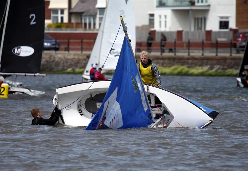 Wilson Trophy day 2 photo copyright ACM Jenkins / Wilson Trophy taken at West Kirby Sailing Club and featuring the Team Racing class