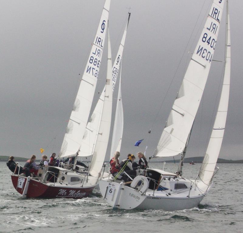 98th Varsity Match at Strangford Lough photo copyright Niall Eames taken at Strangford Lough Yacht Club and featuring the Team Racing class