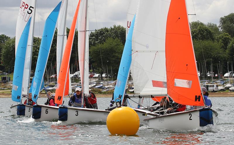 Final day at ISAF Team Racing World Championship at Rutland photo copyright Jon Williams taken at Rutland Sailing Club and featuring the Team Racing class