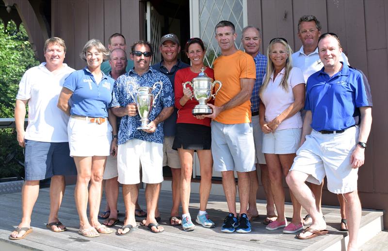 Noroton Yacht Club win the Hinman Masters Team Race Championship photo copyright Makena Masterson / New York Yacht Club taken at New York Yacht Club and featuring the Team Racing class