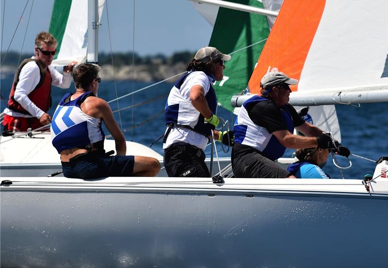 NYYC Hinman Masters Team Race 2016 photo copyright NYYC / Makena Masterson taken at New York Yacht Club and featuring the Team Racing class