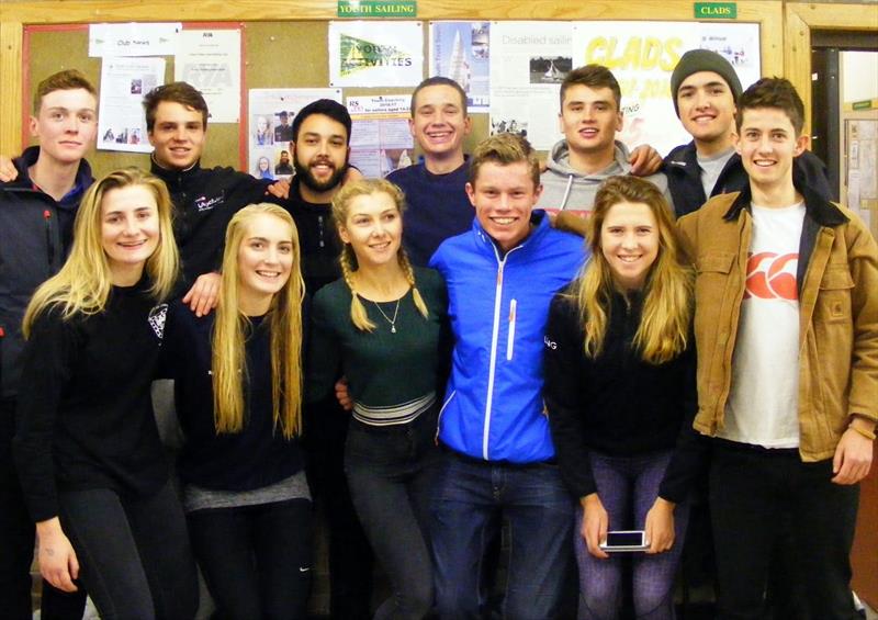 Exeter University's Black & Blue - winners and runners up at the Bristol Brew Team Racing photo copyright Nigel Vick taken at Chew Valley Lake Sailing Club and featuring the Team Racing class