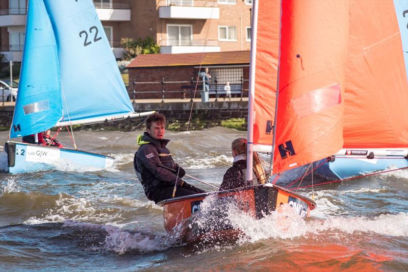 BUCS/BUSA Team Racing Championship day 1 photo copyright Lorimer Macandrew taken at West Kirby Sailing Club and featuring the Team Racing class