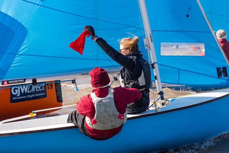 BUCS/BUSA Team Racing Championship day 1 photo copyright Lorimer Macandrew taken at West Kirby Sailing Club and featuring the Team Racing class