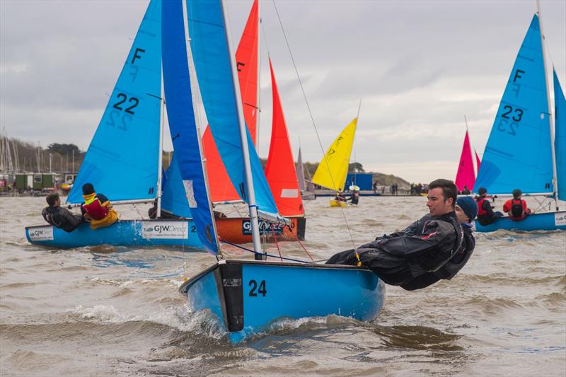 BUCS/BUSA Team Racing Championship day 2 photo copyright Lorimer Macandrew taken at West Kirby Sailing Club and featuring the Team Racing class