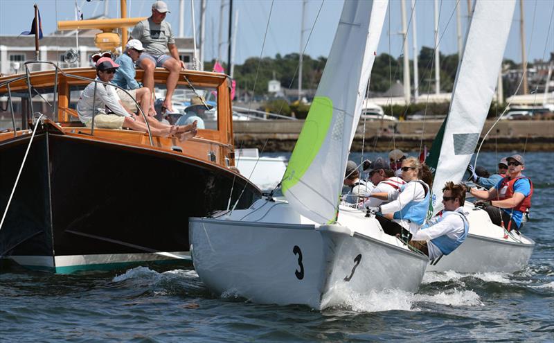 Morgan Cup keelboat team racing at New York Yacht Club photo copyright Stuart Streuli / NYYC taken at New York Yacht Club and featuring the Team Racing class