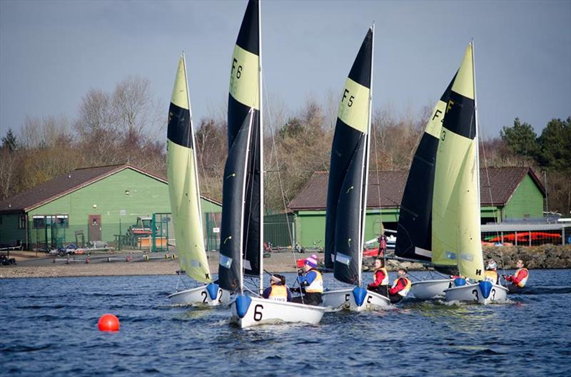 RYA & BUSA Women's Team Racing Nationals 2018 photo copyright Leanne Fischler Design / www.leannefischler.co.uk taken at  and featuring the Team Racing class