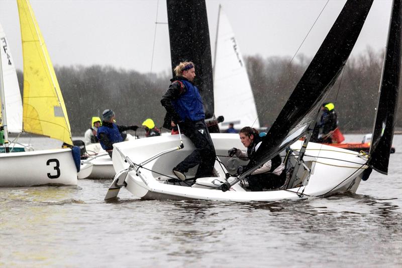 British University Team Racing Championships 2018 photo copyright Robbie Fowler taken at Strathclyde Loch Sailing Club and featuring the Team Racing class