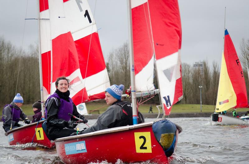 British University Team Racing Championships 2018 photo copyright Leanne Fischler / www.leannefischler.co.uk taken at Strathclyde Loch Sailing Club and featuring the Team Racing class