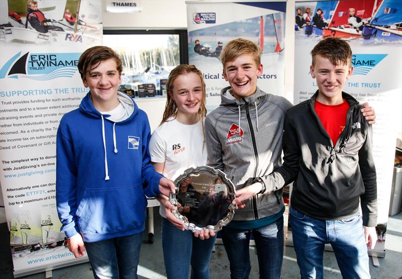 RYA Eric Twiname Youth and Junior Team Racing Championship: Junior Winners - photo © Paul Wyeth / RYA