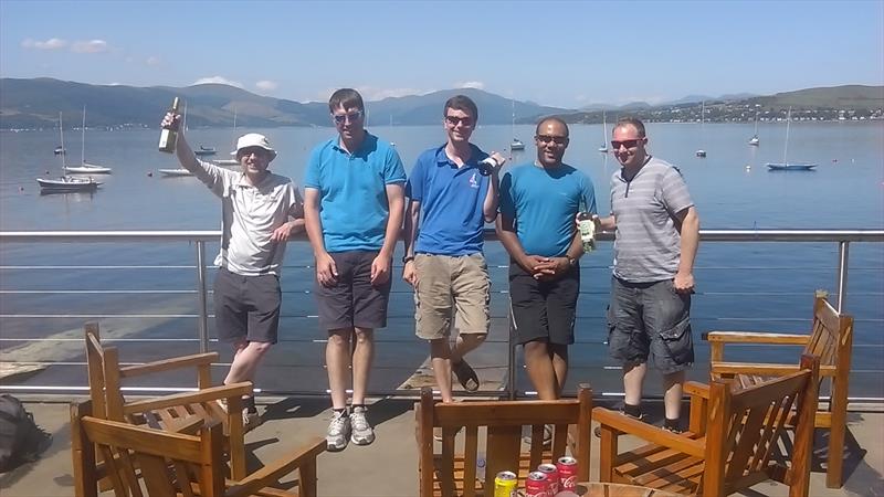 Two-Boat Team Racing at Royal Gourock photo copyright Peter Collings taken at Royal Gourock Yacht Club and featuring the Team Racing class