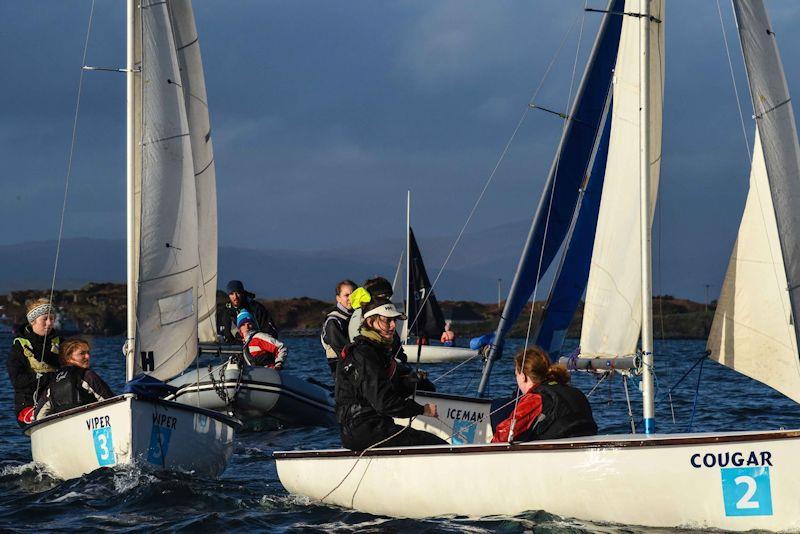 Scottish Student Sailing Women's Team Racing Championship 2018 photo copyright Penhaul Photography / www.penhaulphotography.co.uk taken at Oban Sailing Club and featuring the Team Racing class