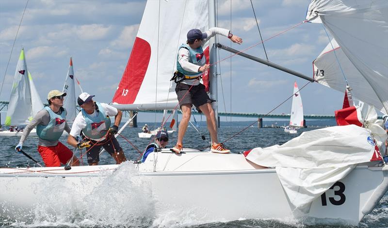 2019 Morgan Cup photo copyright Elizabeth Elder / New York Yacht Club taken at New York Yacht Club and featuring the Team Racing class