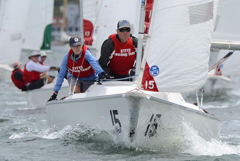 2019 Grandmasters Team Race photo copyright Stuart Streuli / New York Yacht Club taken at New York Yacht Club and featuring the Team Racing class