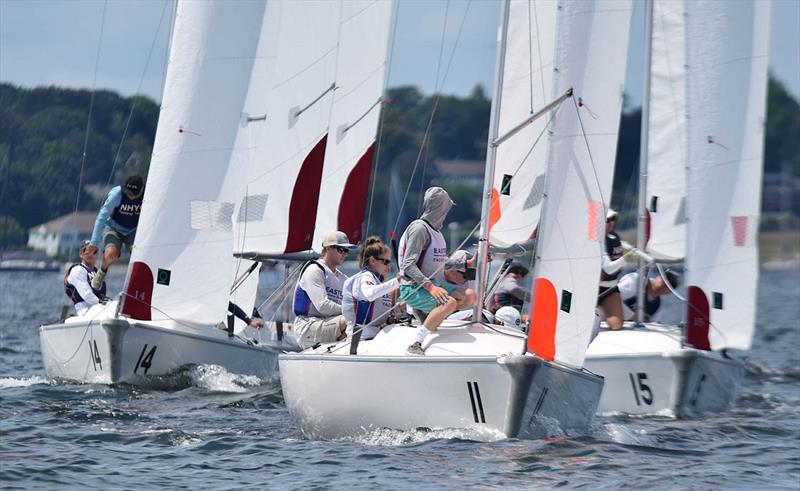 2021 New York Yacht Club Invitational Team Race Regatta for the Morgan Cup  photo copyright Stuart Streuli / New York Yacht Club taken at New York Yacht Club and featuring the Team Racing class