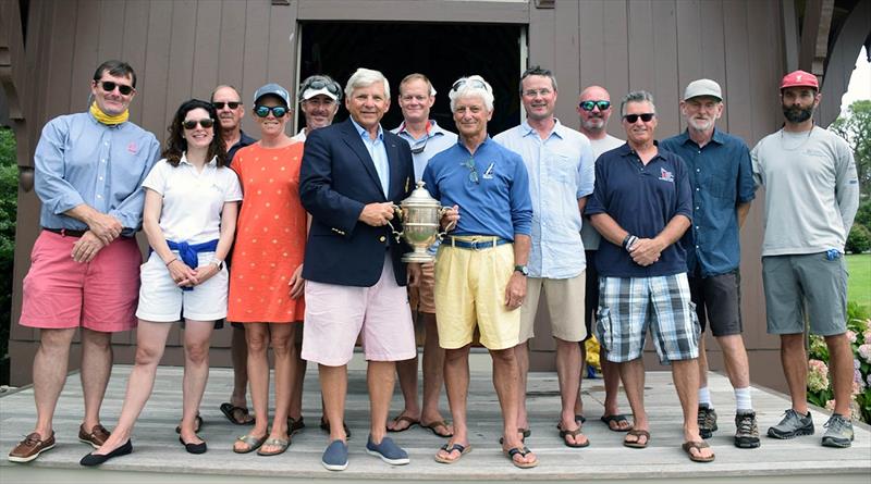 2021 Hinman Masters Team Race - Seawanhaka Corinthian Yacht Club Team photo copyright Stuart Streuli / New York Yacht Club taken at New York Yacht Club and featuring the Team Racing class