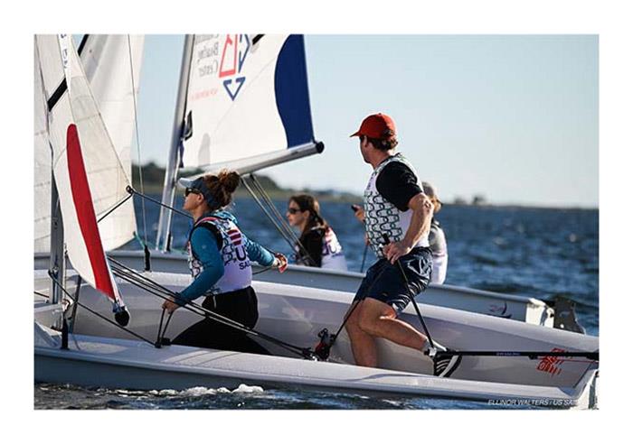 U.S. Team Racing Championship 2021 photo copyright Ellinor Walters taken at Bristol Yacht Club, Rhode Island and featuring the Team Racing class