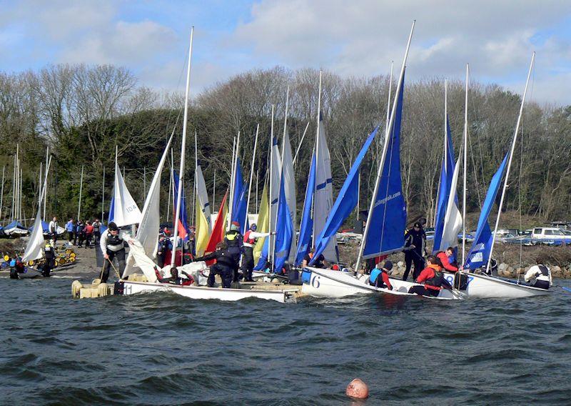 Bath Robe team racing event 2022 at Chew photo copyright Athénaïs Mangin taken at University of Bath Sailing Club and featuring the Team Racing class