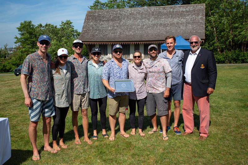 Newport Harbor Yacht Club team win the Global Team Race Regatta photo copyright Stuart Wemple taken at New York Yacht Club and featuring the Team Racing class