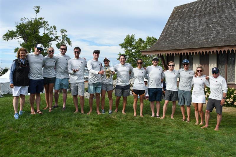 2022 Morgan Cup - Winning team photo copyright Stuart Streuli taken at New York Yacht Club and featuring the Team Racing class